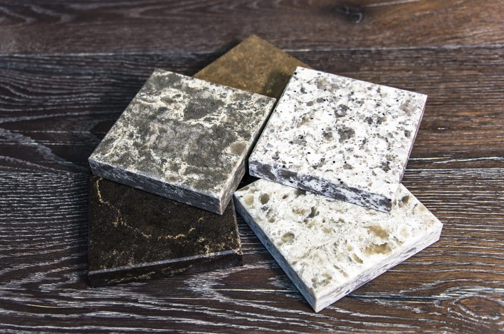 Granite and tile samples