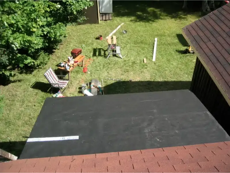 Felt Underlayment On A Roof
