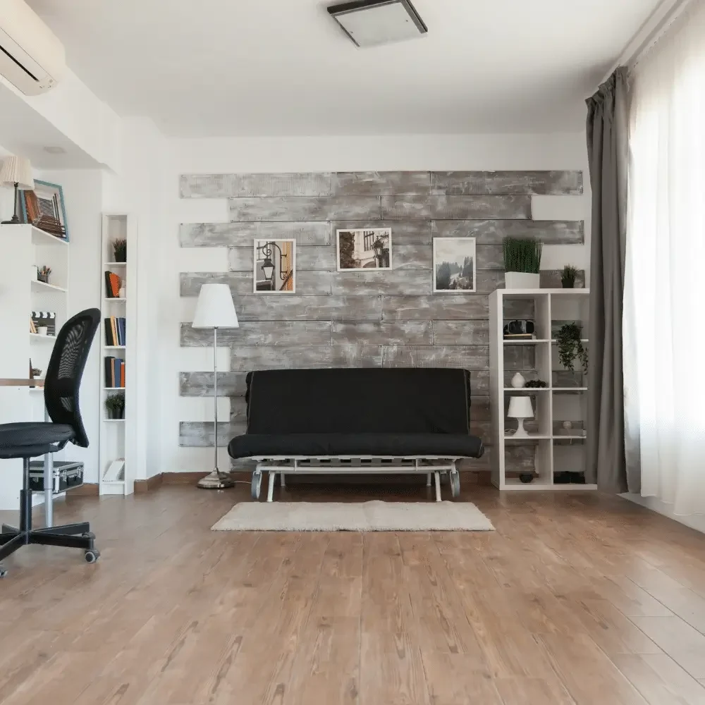Living Room with luxury vinyl flooring, Hallettsville